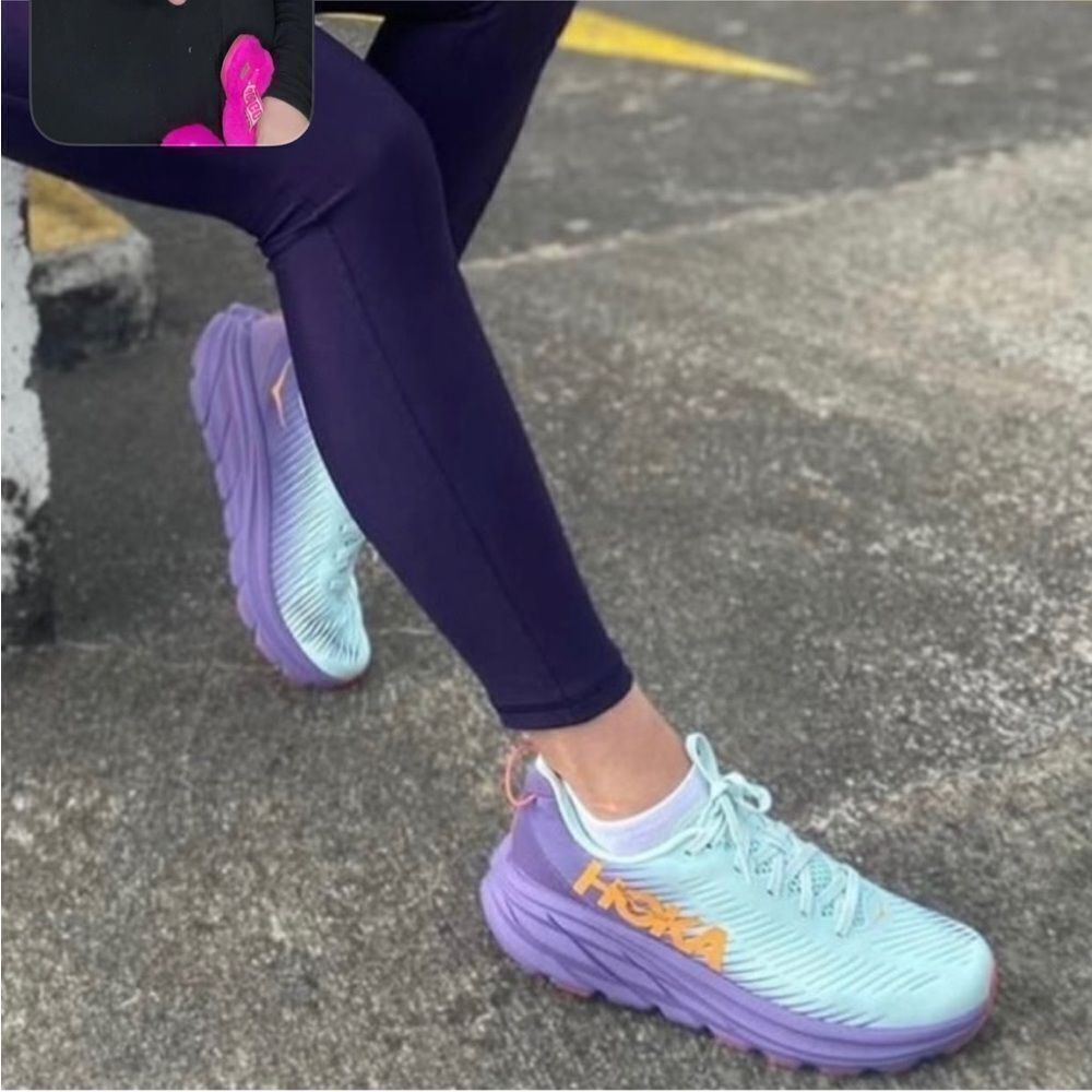 Hoka One One Rincon 3 Light Blue and Purple 11B NWT